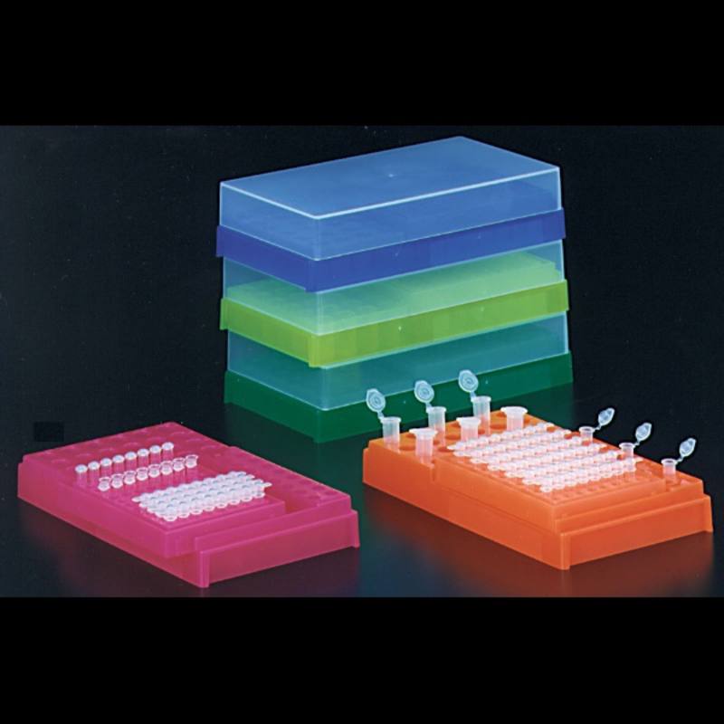 PCR Workstation and Lid  Fluorescent Blue, 5 Racks/Pack, 2 Packs/Case