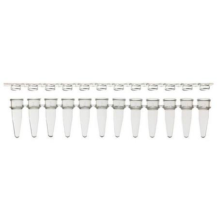 Buy SSI 12-strip PCR tubes + 12-strip flat caps, clear or white in NZ. 