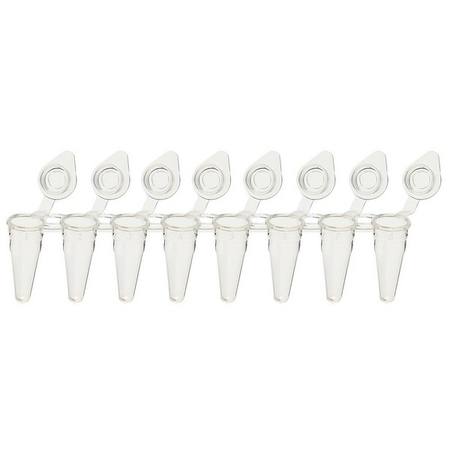 Buy SSI 0.1ml low profile 8-strip PCR tubes + flat caps, clear or white in NZ. 