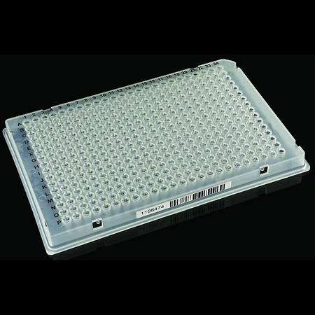 Buy SSI full-skirted PCR plate, 384 wells, 1 notch type, A24 cut corner, clear in NZ. 