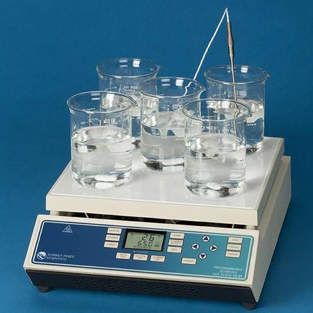 Buy Torrey Pines EchoTherm HS65 fully programmable 5-position stirring hot plates in NZ. 