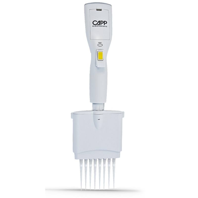 CappTronic electronic pipette, 8-channel, 2-20 ul