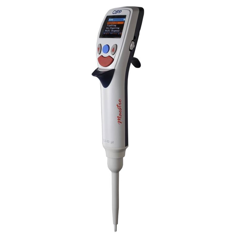 CappMaestro electronic pipette, single channel, 0,2-10 ul