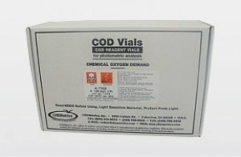 COD Vials, EPA Accepted (150 vials) 0-1500 ppm (HR)