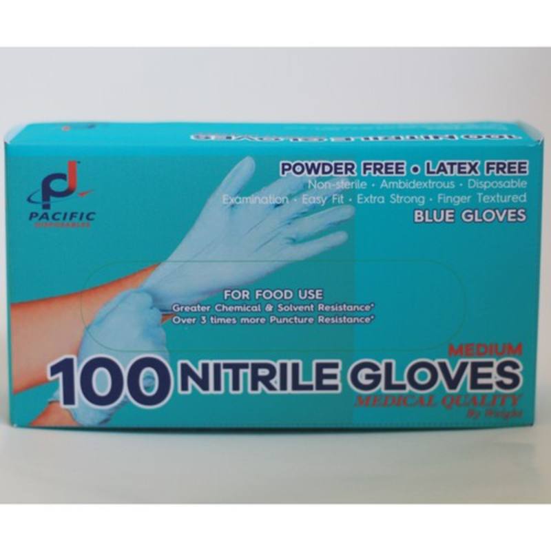 Nitrile gloves - medium (10 boxes)