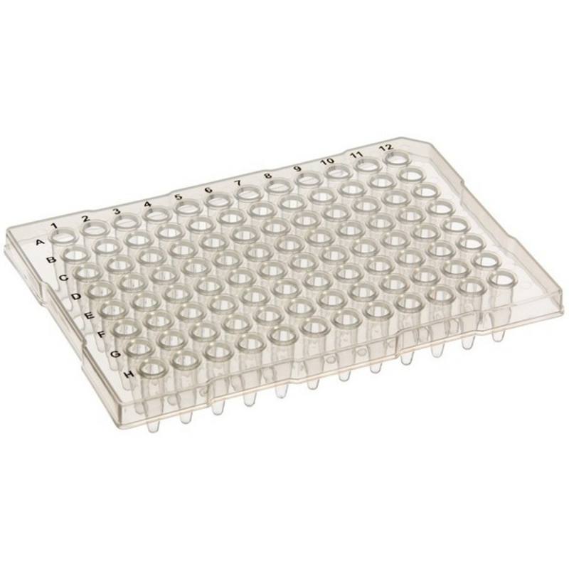 SSI semi-skirted PCR plate, 96 wells, std well, A12 cut corner, violet