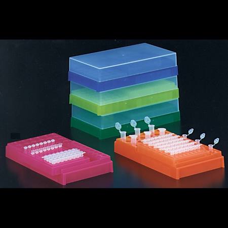 PCR Workstation and Lid Fluorescent Green, 5 Racks/Pack, 2 Packs/Case